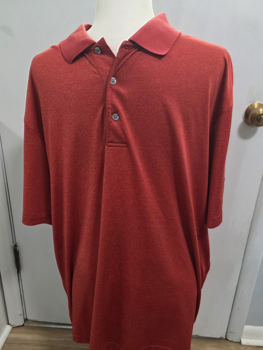 PGA Tour Men's Red Polo XL